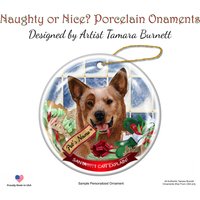 Australian Cattledog | Red Heeler Weihnachtsmann Ich Kann Erklären Weihnachtsverzierung Australian Cattledog | Red Heeler Weihnachtsmann Ich Kann Erklären Weihnachtsverzierung von PegasusPetsCo