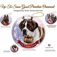 Bernhardiner An Schnee Gute Ornament von PegasusPetsCo
