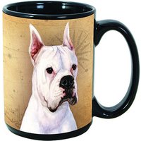 Boxer | Weiß Geerntete 15 Unzen Kaffeetasse - Mein Zuverlässiger Freund Boxer | Weiß Geerntete 15 Unzen Kaffeetasse - Mein Zuverlässiger Freund von PegasusPetsCo