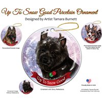 Cairn Terrier Black Up To Snow Gute Verzierung von PegasusPetsCo