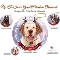 Clumber Spaniel Org/Wht Up To Snow Gute Verzierung von PegasusPetsCo