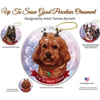 Cockapoo Red Up To Snow Gute Verzierung Cockapoo Red Up To Snow Gute Verzierung von PegasusPetsCo