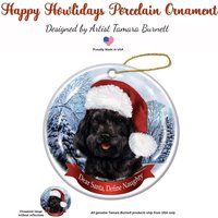 Cockapoo | Schwarz - Weihnachtsmütze Weihnachtsschmuck Cockapoo | Schwarz - Weihnachtsmütze Weihnachtsschmuck von PegasusPetsCo