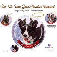 Corgis Strickjacke Schwarz Brindle Up To Schnee Gute Verzierung Corgis Strickjacke Schwarz Brindle Up To Schnee Gute Verzierung von PegasusPetsCo