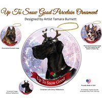 Deutsche Dogge Uncrop Schwarz Bis Schnee Gute Verzierung von PegasusPetsCo