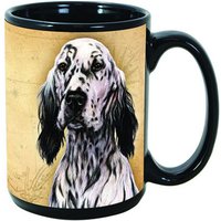 English Setter | Schwarz & Weiß 15 Unzen Kaffeetasse - My Faithful Friend English Setter | Schwarz & Weiß 15 Unzen Kaffeetasse - My Faithful Friend von PegasusPetsCo