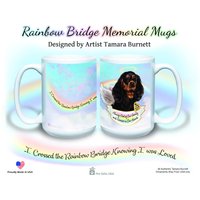 Haustier-Denkmal Unbenutzter König Charles Spaniel-Schwarz U. Tan 15 Unze. Weiße Kaffeetasse von PegasusPetsCo
