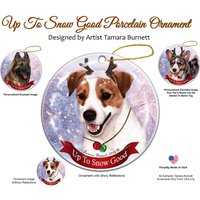 Jack Russel Terrier Bis Zum Schnee Guter Verzierung Jack Russel Terrier Bis Zum Schnee Guter Verzierung von PegasusPetsCo