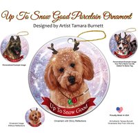 Labradoodle Red Up To Snow Good Ornament Labradoodle Red Up To Snow Good Ornament von PegasusPetsCo