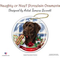 Labrador Retriever Schokoladen Ornamente Labrador Retriever Schokoladen Ornamente von PegasusPetsCo