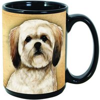Lhasa Apso Brown 15 Unzen Kaffeetasse - My Faithful Friend Lhasa Apso Brown 15 Unzen Kaffeetasse - My Faithful Friend von PegasusPetsCo