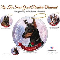 Min Pin Schwarz/Hellbraun Crop Up To Snow Gute Verzierung Min Pin Schwarz/Hellbraun Crop Up To Snow Gute Verzierung von PegasusPetsCo