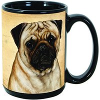 Mops 15 Unzen Kaffeebecher - Mein Zuverlässiger Freund Mops 15 Unzen Kaffeebecher - Mein Zuverlässiger Freund von PegasusPetsCo