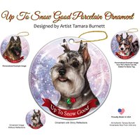 Schnauzer Grau Cropped Up To Schnee Eine Gute Verzierung von PegasusPetsCo