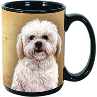 Shih-Poo | Creme 15 Unzen Kaffeetasse - Mein Zuverlässiger Freund Shih-Poo | Creme 15 Unzen Kaffeetasse - Mein Zuverlässiger Freund von PegasusPetsCo