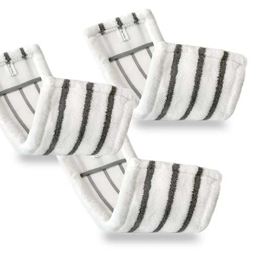 Peggy Perfect 3er Set – waschbarer Wischmopp Microfaser Ersatzbezug mit Einer Größe von 47,5x17,5cm, geeignet für ca. 42x11,5cm große Bodenplatten. Ausgestattet mit Microfaser Power Lines. von Peggy Perfect