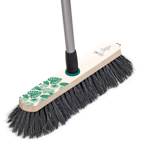 Peggy Perfect Stubenbesen Kehrbesen Zimmerbesen mit Einer dichten Naturhaarmischung und Teleskopstiel im einzigartigem Botanical Design. Buchenholz Besen mit Designaufdruck Peggy Perfect Stubenbesen Kehrbesen Zimmerbesen mit Einer dichten Naturhaarmischung und Teleskopstiel im einzigartigem Botanical Design. Buchenholz Besen mit Designaufdruck von Peggy Perfect