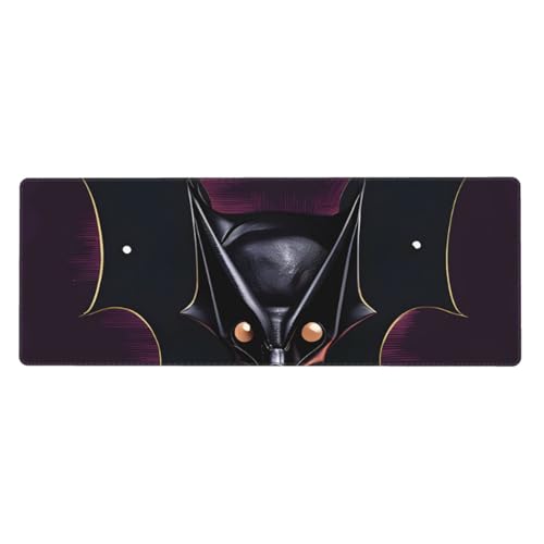 Black Ghost Bat Mauspad 30 x 80 cm Rutschfeste Unterseite für RGB-Tastatur, Maus und Laptop, geeignet für Gaming und Büro Black Ghost Bat Mauspad 30 x 80 cm Rutschfeste Unterseite für RGB-Tastatur, Maus und Laptop, geeignet für Gaming und Büro von Pegqcvam