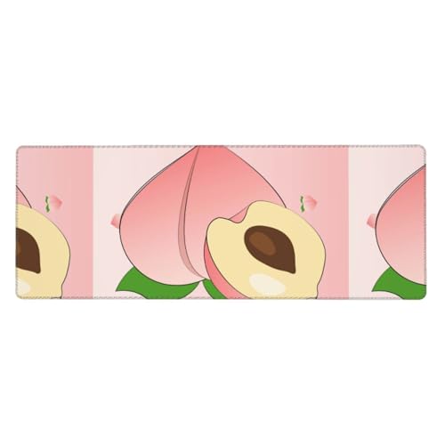Cartoon Peach Mauspad 30 x 80 cm, rutschfeste Unterseite für RGB-Tastatur, Maus und Laptop, geeignet für Gaming und Büro. Cartoon Peach Mauspad 30 x 80 cm, rutschfeste Unterseite für RGB-Tastatur, Maus und Laptop, geeignet für Gaming und Büro. von Pegqcvam
