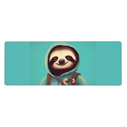 Faultierisches Schüler-Mauspad, 30 x 80 cm, rutschfeste Unterseite für RGB-Tastatur, Maus und Laptop, geeignet für Gaming und Büro. Faultierisches Schüler-Mauspad, 30 x 80 cm, rutschfeste Unterseite für RGB-Tastatur, Maus und Laptop, geeignet für Gaming und Büro. von Pegqcvam