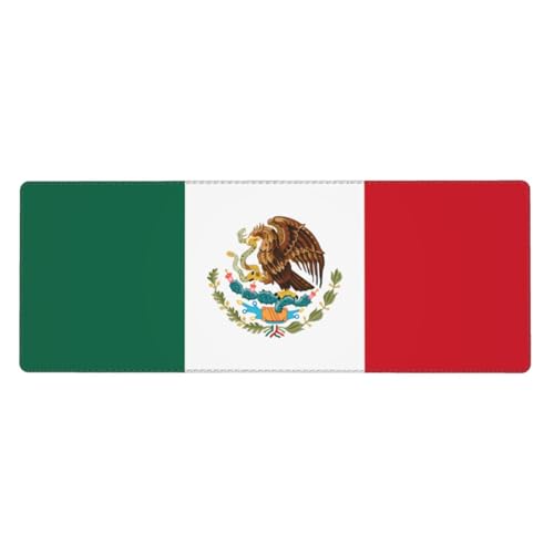 Mauspad Flagge Mexiko, 30 x 80 cm, rutschfeste Unterseite für RGB-Tastatur, Maus und Laptop, geeignet für Gaming und Büro Mauspad Flagge Mexiko, 30 x 80 cm, rutschfeste Unterseite für RGB-Tastatur, Maus und Laptop, geeignet für Gaming und Büro von Pegqcvam