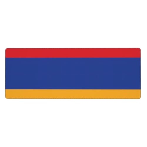 Mauspad Flagge von Armenien, 30 x 80 cm, rutschfeste Unterseite für RGB-Tastatur, Maus und Laptop, geeignet für Gaming und Büro. Mauspad Flagge von Armenien, 30 x 80 cm, rutschfeste Unterseite für RGB-Tastatur, Maus und Laptop, geeignet für Gaming und Büro. von Pegqcvam