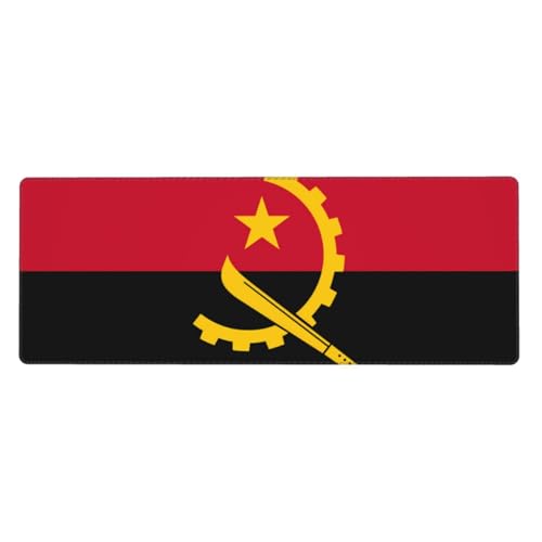 Mauspad mit Angola-Flagge, 30 x 80 cm, rutschfeste Unterseite für RGB-Tastatur, Maus und Laptop, geeignet für Gaming und Büro. Mauspad mit Angola-Flagge, 30 x 80 cm, rutschfeste Unterseite für RGB-Tastatur, Maus und Laptop, geeignet für Gaming und Büro. von Pegqcvam