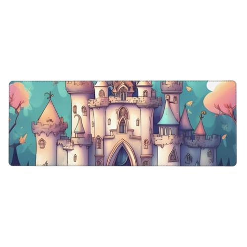 Mauspad mit klassischem Schloss, 30 x 80 cm, rutschfeste Unterseite für RGB-Tastatur, Maus und Laptop, geeignet für Gaming und Büro. Mauspad mit klassischem Schloss, 30 x 80 cm, rutschfeste Unterseite für RGB-Tastatur, Maus und Laptop, geeignet für Gaming und Büro. von Pegqcvam