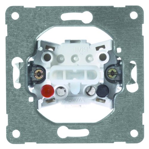 PEHA 00193111 Grundelement Taster mit Steckklemmen für alle Unterputz-Programme 10 A 250 V, 1-polig, Schließer von peha