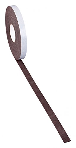 haggiy Filzband - Filzstreifen selbstklebend - Filzgleiter - Filzrolle - Klebeband Filz - 3 mm stark, Breite: 20 mm, Länge: 5 m, Braun von haggiy