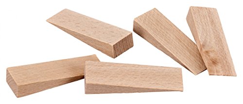 haggiy Holzkeile - Unterlegkeile, gemischte Abmessungen 6mm - 25mm Stärke SET (50-teilig) von haggiy