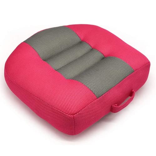 PeiBan Auto sitzerhöhung Erwachsene, sitzerhöhung Auto, ergonomisches komfortsitzkissen, für Bürostuhl und Auto, Stuhl-Sitzpolster für mehr Sitzkomfort (Rosa) von PeiBan
