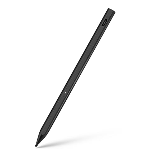 USI Chromebook Stylus Pen 2.0 Stylus Pen für Lenovo Chromebook x360 12b-ca0010nt, Chrome OS Support, 4.096 Druck, 130 Stunden Akkulaufzeit, Pinzette + Spitze + USB-Kabel (schwarz) von PeiDog
