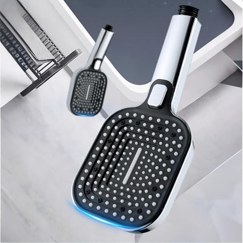 Duschkopf Wassersparend, Duschbrause Groß Handbrause,Brausekopf Dusche mit 3 Strahlarten,Regendusche mit Stopptaste,Einhand-Einstellung und Anti-Stau-Silikondüse,Gross Duschbrause Druckerhöhend Duschkopf Wassersparend, Duschbrause Groß Handbrause,Brausekopf Dusche mit 3 Strahlarten,Regendusche mit Stopptaste,Einhand-Einstellung und Anti-Stau-Silikondüse,Gross Duschbrause Druckerhöhend von Peiaw