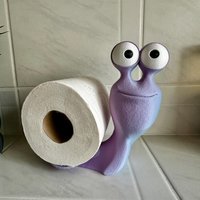 Lustiger Schnecken-Toilettenpapierhalter 4 Farbvariationen Deko Wc Bad Aufbewahrung Geschenk Schnecke Mit Klorolle Für Gäste-Wc von PeilchensBunteKiste