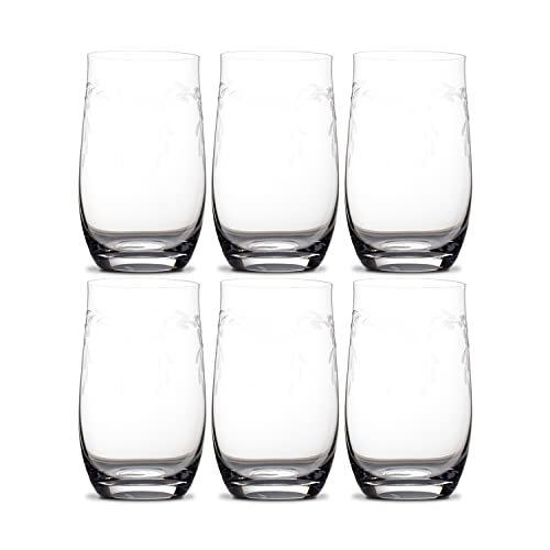 Peill+Putzler Germany 6er Set Longdrinkgläser, 380 ml Volumen, mit Pantographie, Kristallgläser mit einem schlichten Design, Weingläser für Wasser, Saft & Cocktail, Trinkgläser von Peill+Putzler Germany