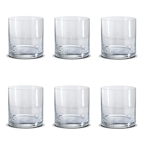 Peill+Putzler Germany 6er Set Trinkgläser, 410 ml Volumen, schwerer Boden, Kristallgläser mit einem schlichten Design, Trinkgläser für Wasser, Saft & Cocktail geeignet Peill+Putzler Germany 6er Set Trinkgläser, 410 ml Volumen, schwerer Boden, Kristallgläser mit einem schlichten Design, Trinkgläser für Wasser, Saft & Cocktail geeignet von Peill+Putzler Germany