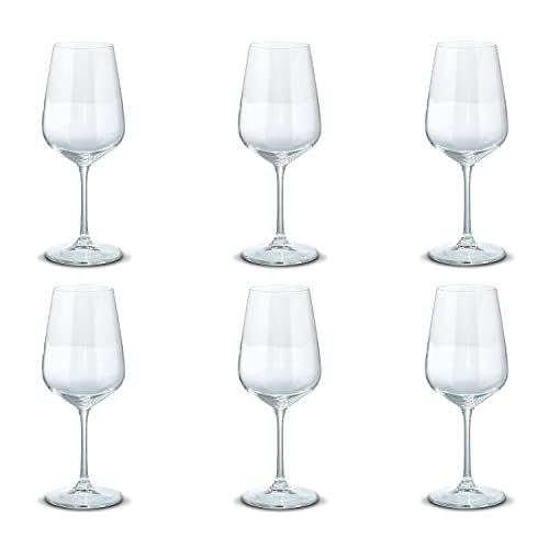 Peill+Putzler Germany 6er Set Weißweinkelche, 360 ml Volumen, Stabiler Fuß, Kristallgläser mit einem schlichten Design, Weingläser für Wasser, Saft & Cocktail, Trinkgläser Peill+Putzler Germany 6er Set Weißweinkelche, 360 ml Volumen, Stabiler Fuß, Kristallgläser mit einem schlichten Design, Weingläser für Wasser, Saft & Cocktail, Trinkgläser von Peill+Putzler Germany