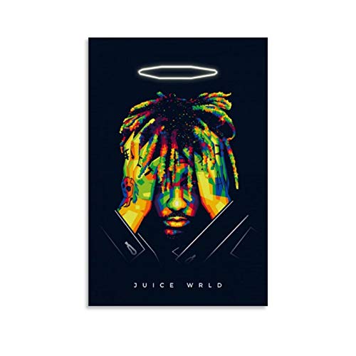 Hip-Hop-Poster, Motiv: Rapper Juice Wrld 10, dekoratives Gemälde, Leinwand, Wandkunst, Wohnzimmer, Poster, Schlafzimmer, Gemälde, 60 x 90 cm Hip-Hop-Poster, Motiv: Rapper Juice Wrld 10, dekoratives Gemälde, Leinwand, Wandkunst, Wohnzimmer, Poster, Schlafzimmer, Gemälde, 60 x 90 cm von Peinima