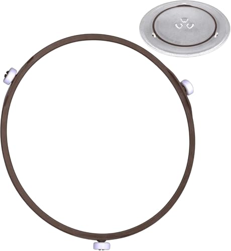 Peixiong Mikrowellenhalterringe für Mikrowellen-Glasplatte, 17,8 cm Tablett-Ring, Mikrowellen-Drehtellerring, interner Ersatzring für Mikrowelle von Peixiong