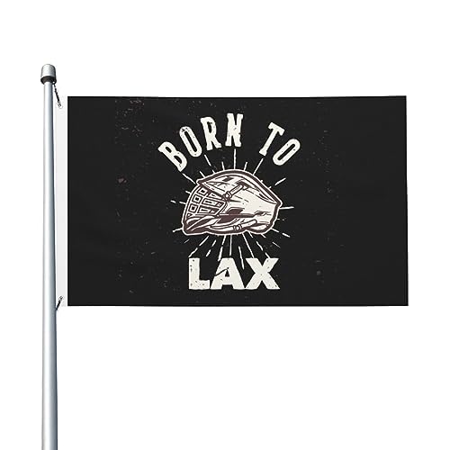 Born To Lax-Flaggen, 3 x 5 Fuß, doppelseitig, langlebiges Dekorationsbanner für den Außenbereich, Innenhöfe, Polyester-Flaggen von Peiyeety