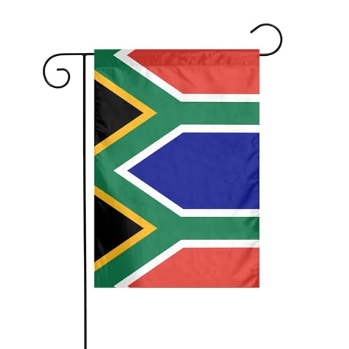 Südafrikanische Flagge Outdoor-Gartenflaggen für draußen – kleine Rasenflagge, eine unverzichtbare Frühlingsgartenflagge für jeden Rasen oder Hinterhof von Peiyeety