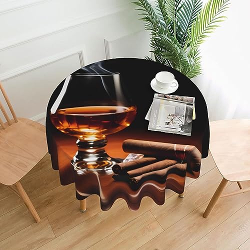 Zigarre und Whisky Die runde Tischdecke ist wasserdicht, wiederverwendbar und waschbar. Sie Wird in Restaurants, Picknicks, Küchen und Partys verwendet. 60 Zoll. Zigarre und Whisky Die runde Tischdecke ist wasserdicht, wiederverwendbar und waschbar. Sie Wird in Restaurants, Picknicks, Küchen und Partys verwendet. 60 Zoll. von peiyeety