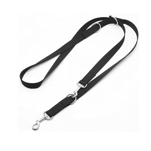 Hundeleine 2.5m Verstellbare Schleppleine mit 2 Karabiner,Hundeleine Übungsleine & Führleine Robuste Nylon Doppelleine Freihandleinen für Kleine & Mittelgroße Hunde,Schwarz Hundeleine 2.5m Verstellbare Schleppleine mit 2 Karabiner,Hundeleine Übungsleine & Führleine Robuste Nylon Doppelleine Freihandleinen für Kleine & Mittelgroße Hunde,Schwarz von Pejlnd