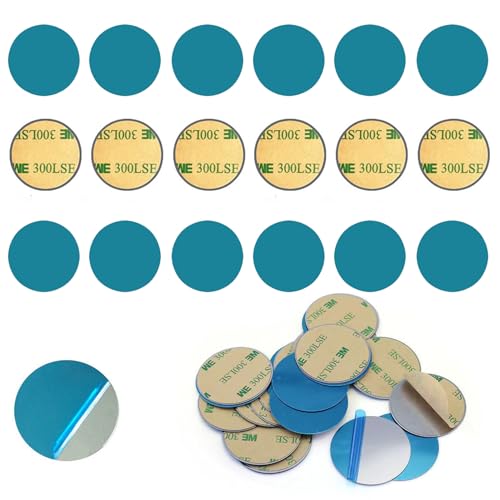Metallplättchen Selbstklebend für Tonies Figuren,100 Stück Metallband Selbstklebend aus Magnethaftendem Edelstahl,Runden Handy Metall Platte Set für Magnetischen Telefonhalter,Tonie Figuren von Pejlnd
