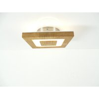 Deckenleuchte Eiche Holzlampe 20 X cm Mit Indirekter Beleuchtung Leuchte Lampe Deckenleuchte Eiche Holzlampe 20 X cm Mit Indirekter Beleuchtung Leuchte Lampe von PekaIdeen