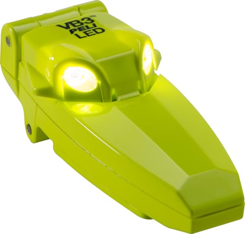 PELI VB3 2220Z1: LED-Ansteck-Taschenlampe, ATEX Zone 1 sicherheitszertifiziert, Hohe Qualität für Industrie, Handwerker, Feuerwehr, IPX4 wasserfest, 34h Brenndauer, Farbe: Gelb von PELI