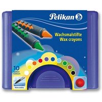 Pelikan 655/10 Wachsmalstifte farbsortiert, 10 St. von Pelikan