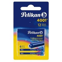 Pelikan 4001 TP/6-2B Tintenpatronen für Füller königsblau 12 St. von Pelikan