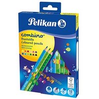 Pelikan Combino Buntstifte farbsortiert, 12 St. von Pelikan